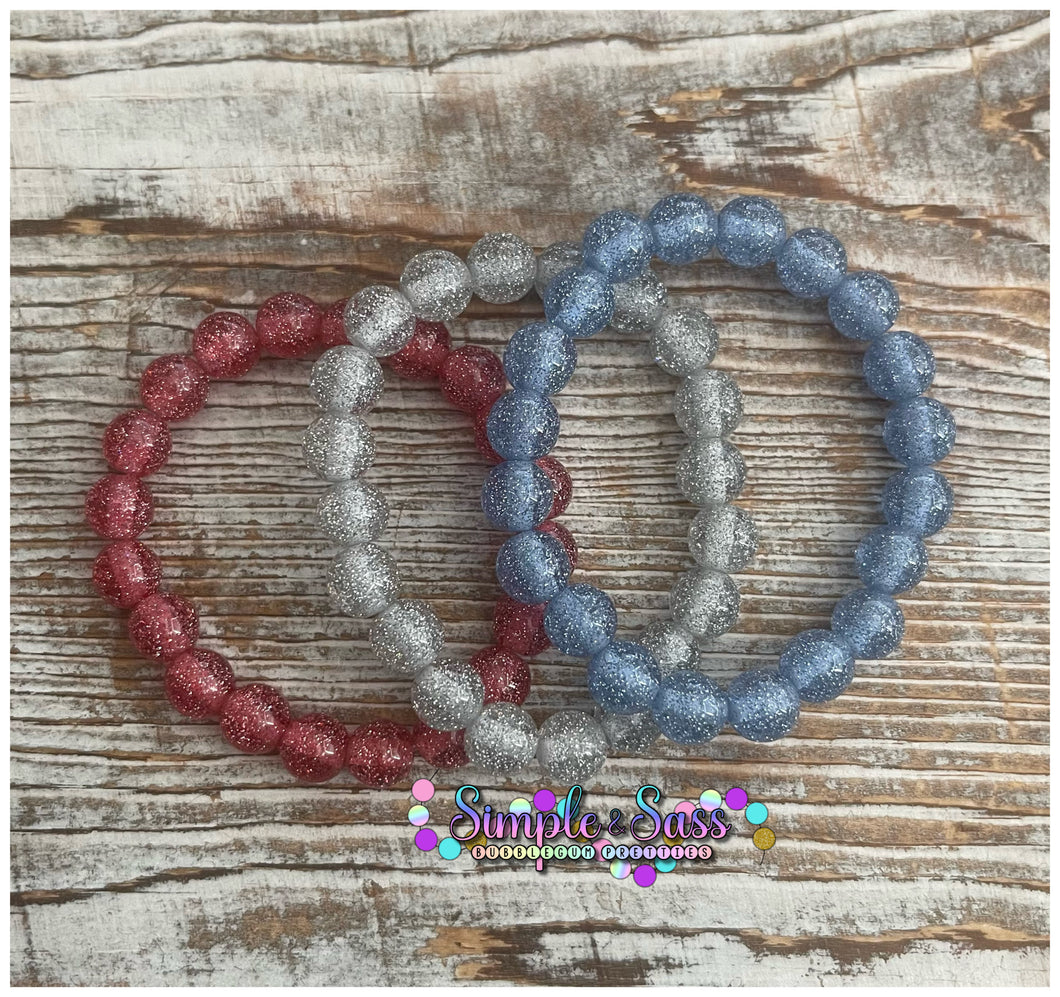 Glitter RWB Stack Set (set of 3)