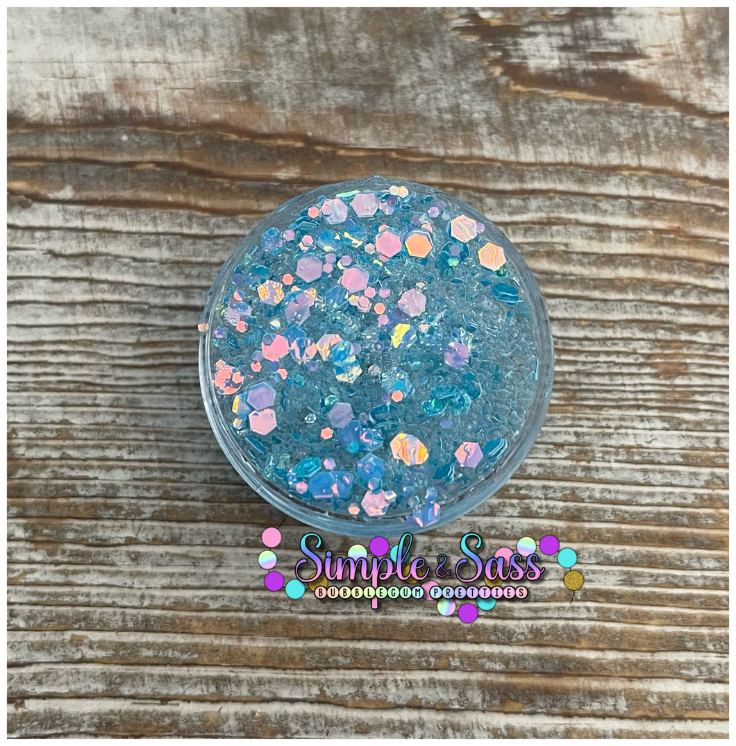 Cotton Candy Glitter Gel