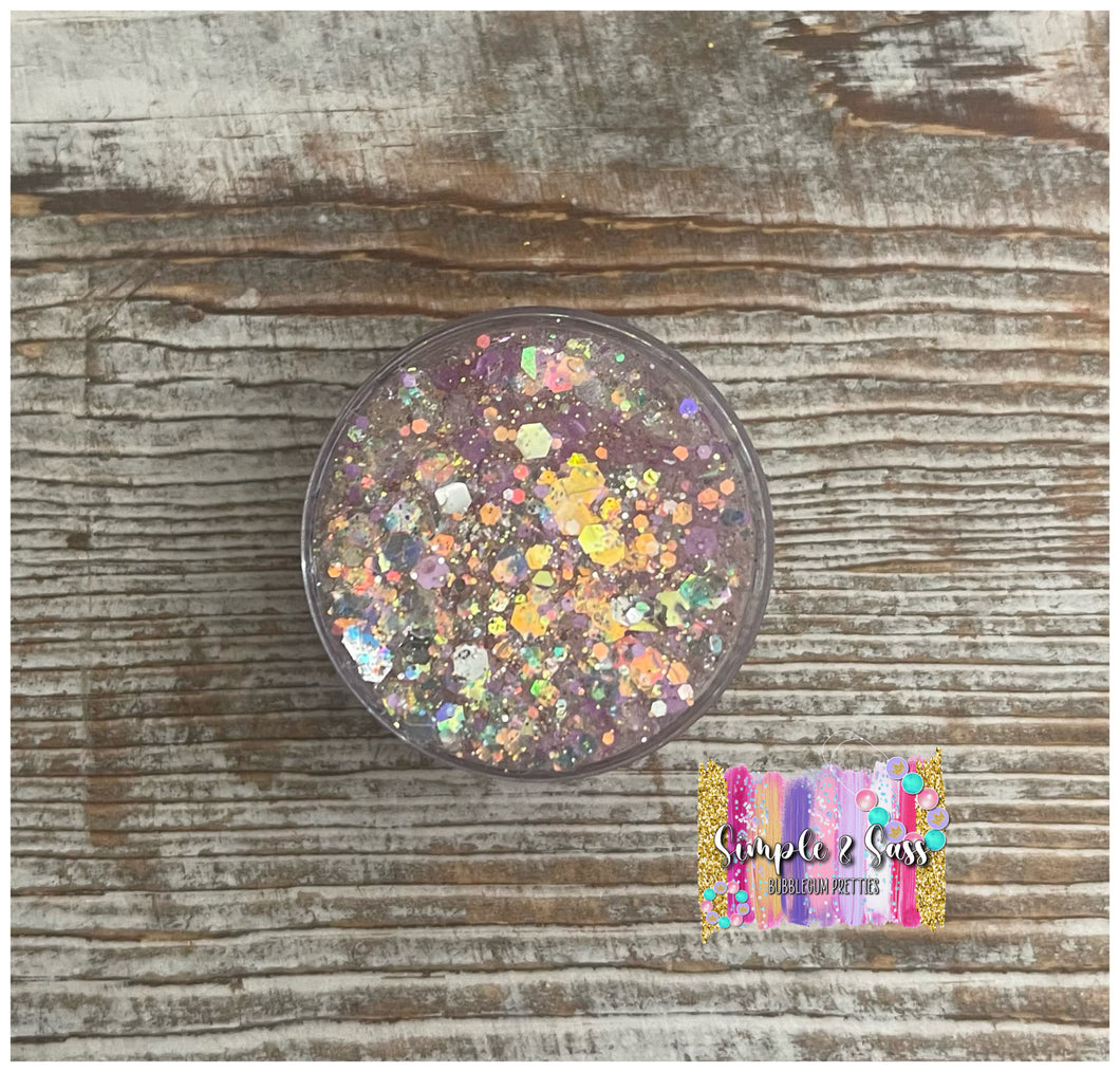 Daisy Sparkle Glitter Gel
