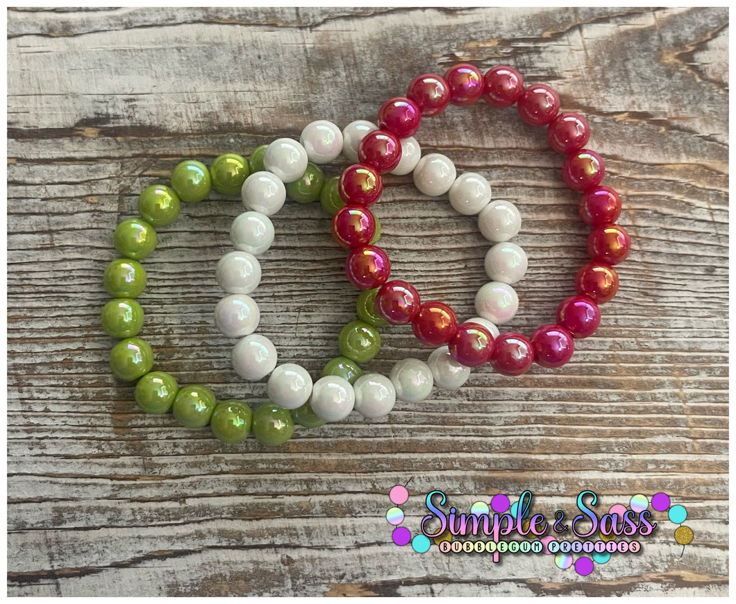 Iridescent Christmas Stack Set (set of 3)