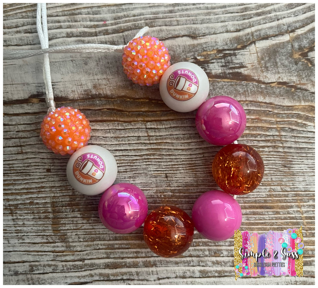 Donut Bubblegum Bead Necklace