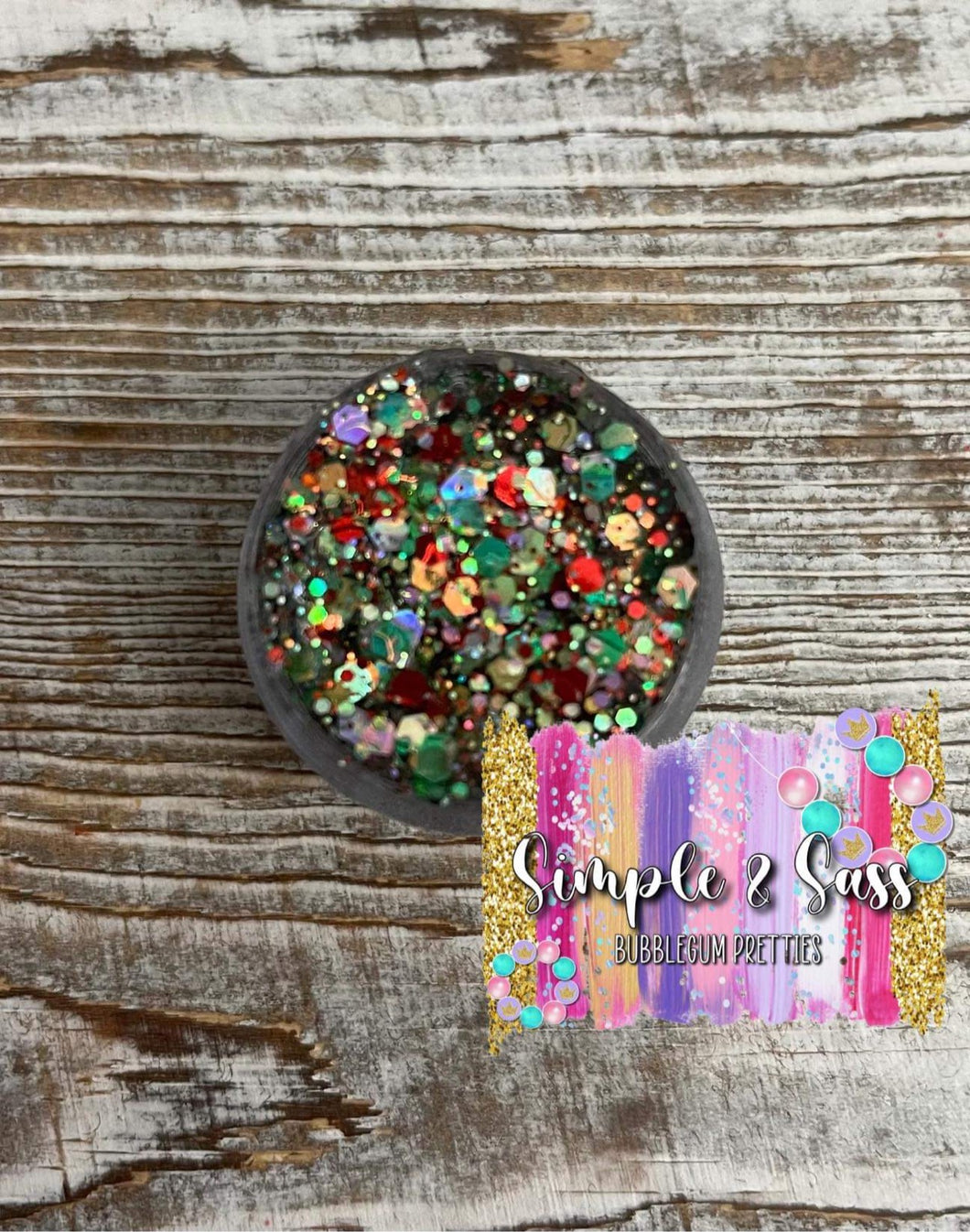 Candy Apple Glitter Gel