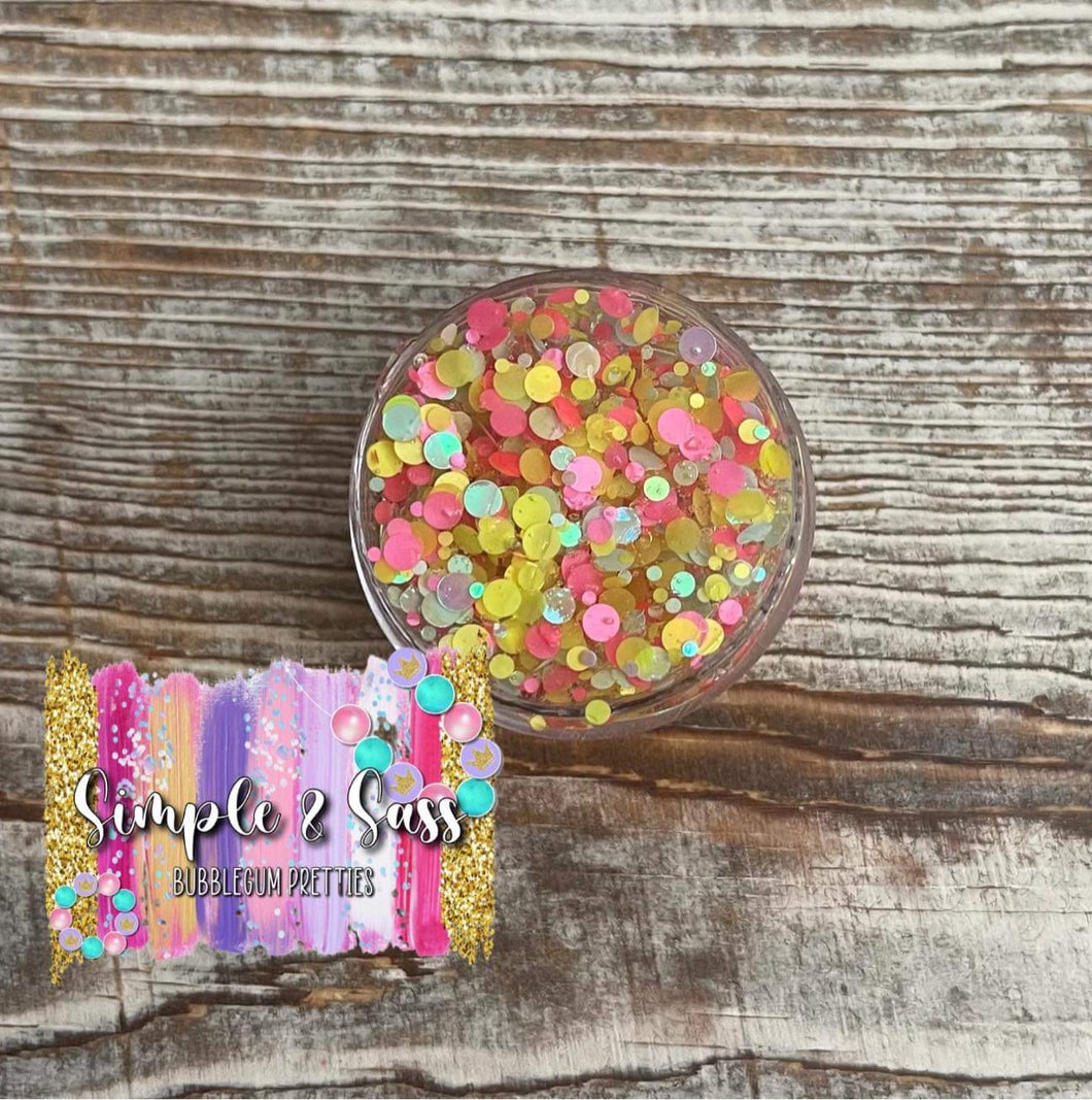 Neon Lights Glitter Gel